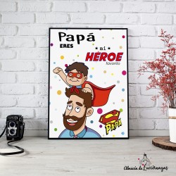 Ilustración "Papá Heroe"